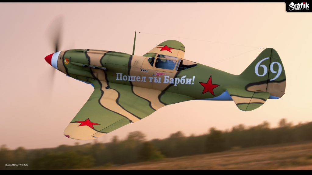 MiG-3 modelado en Cinema 4D