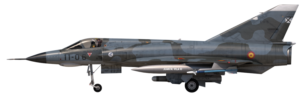 Mirage IIIEE modelado en Cinema 4D